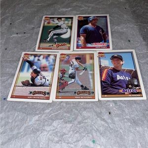 TOPPS 🔝 TOP⭐️4️⃣0️⃣‼️‼️⚾️💫🌟1️⃣9️⃣9️⃣1️⃣BASEBALL TRADING CARDS